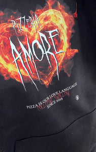 PIZZA AMORE HOODIE - LIMITED EDITION - BLACK -