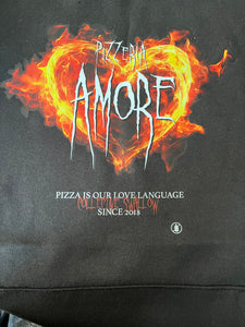 PIZZA AMORE HOODIE - LIMITED EDITION - BLACK -